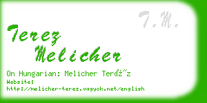 terez melicher business card